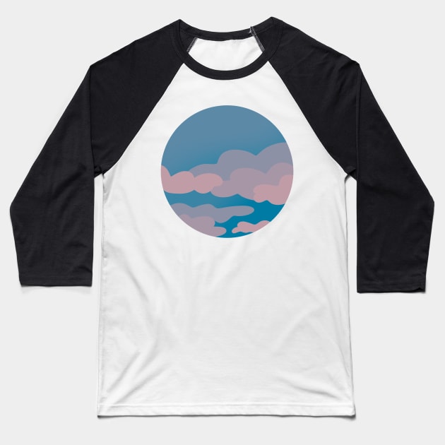 Mr Blue Sky / Beautiful Skies Baseball T-Shirt by nathalieaynie